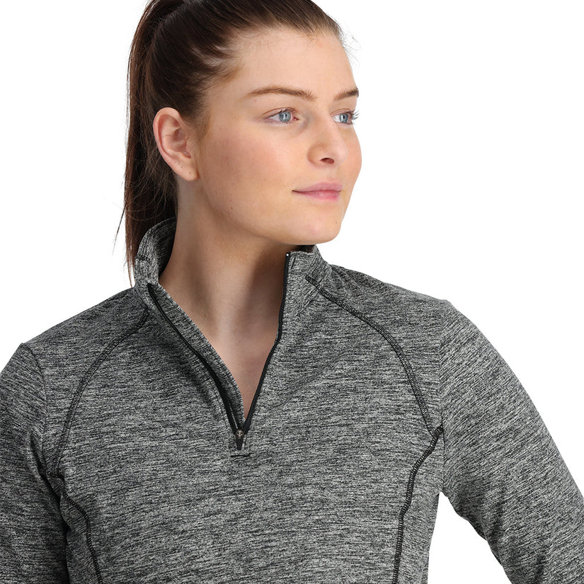 Womens Accord Half Zip - Black