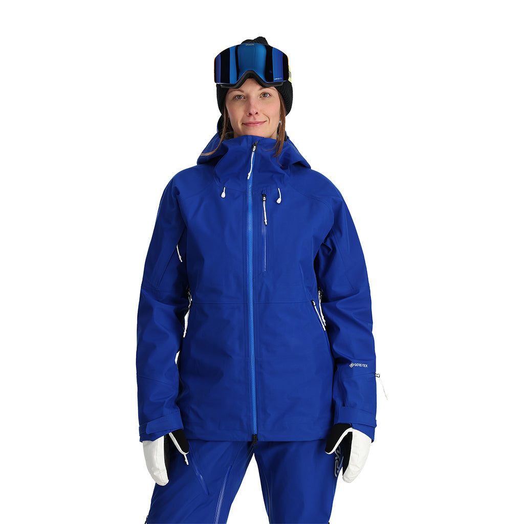 WOMENS SOLITAIRE GTX SHELL JACKET - ELECTRIC BLUE