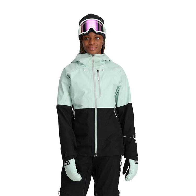 WOMENS SOLITAIRE GTX SHELL JACKET - WINTERGREEN