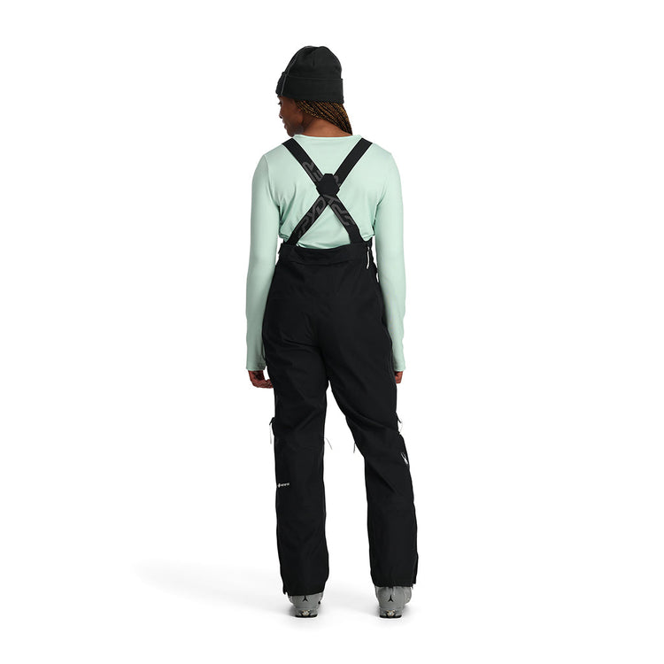 WOMENS SOLITAIRE GTX SHELL BIB PANTS - BLACK