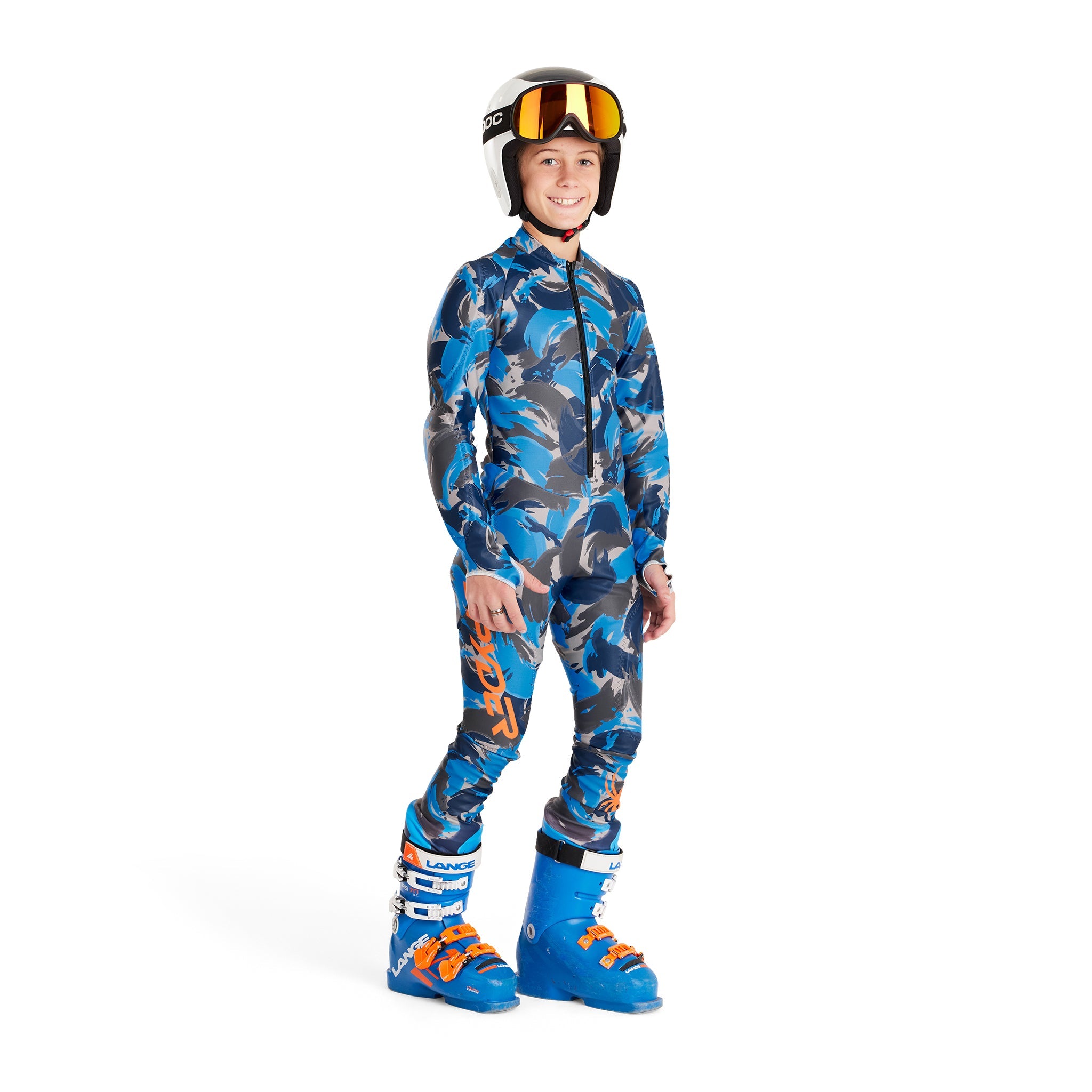 PERFORMANCE GS RACE SUIT - CAMOUFLAGE AETHER BL