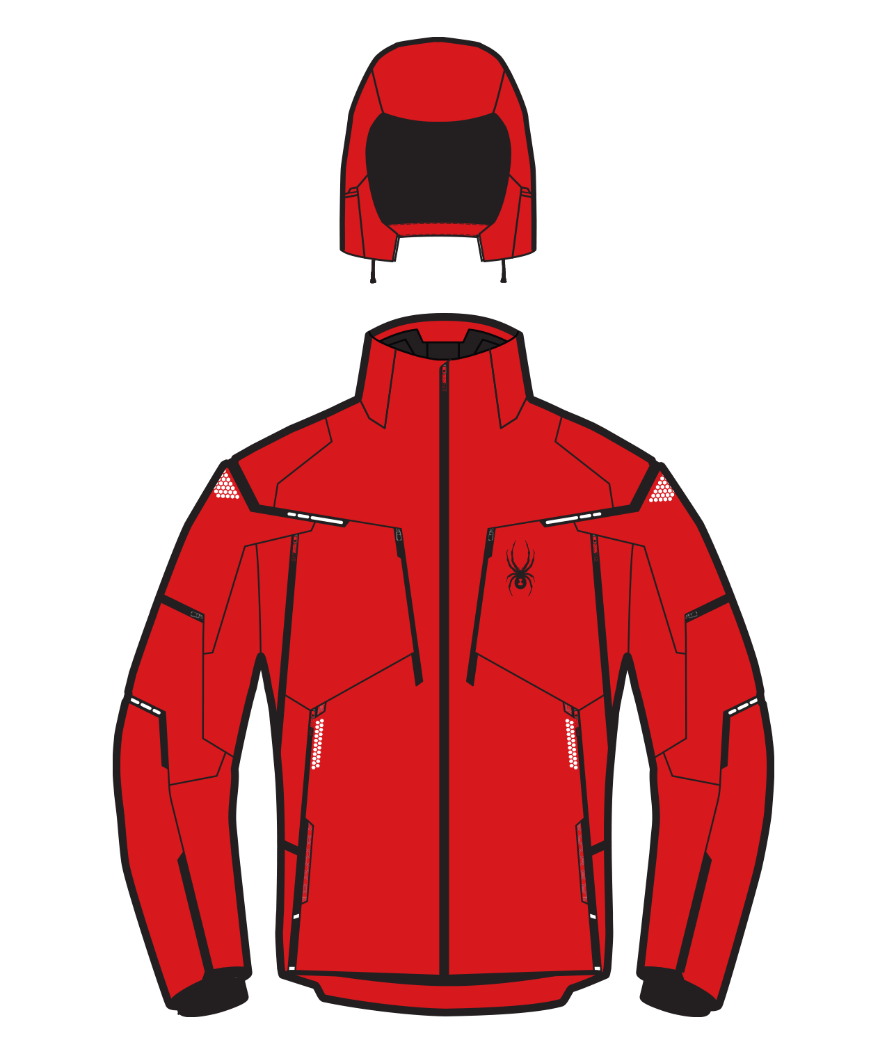 商品説明…スパイダー スキーウェア　ピナクルGTXジャケット